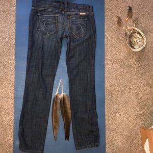 Frankie B. low-rise, straight leg cut Jeans